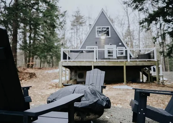 New! Cozy & Modern A-Frame In The Woods W/Hot Tub